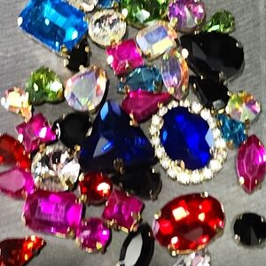 Colorful loose gemstones